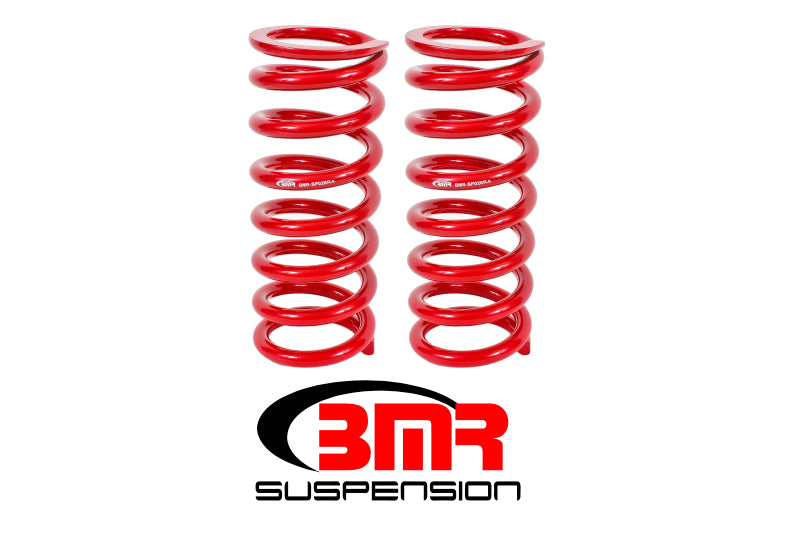 BMR 79-04 Fox Mustang Front Lowering Springs - Red BMR Suspension