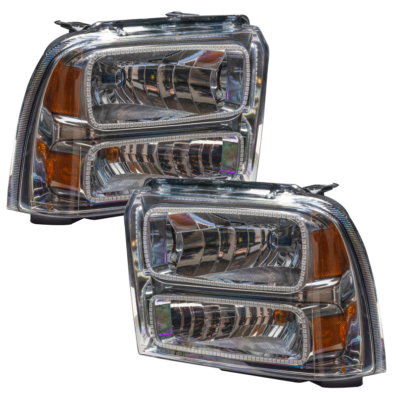 Oracle 05-07 Ford F-250/350 SMD HL - Chrome - ColorSHIFT w/ 2.0 Controller