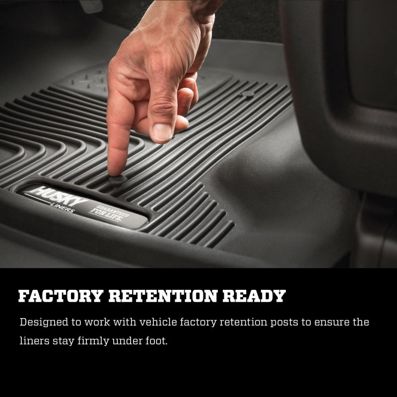 Husky Liners 2022 Toyota Tundra CC/DC & 2023 Sequoia X-ACT Front Floor Liner - Blk