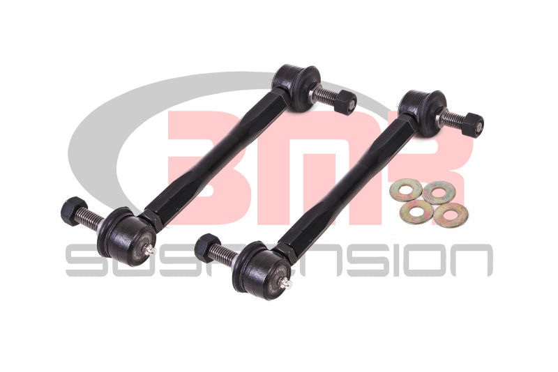 BMR 15-17 S550 Mustang Front Sway Bar End Link Kit - Black BMR Suspension