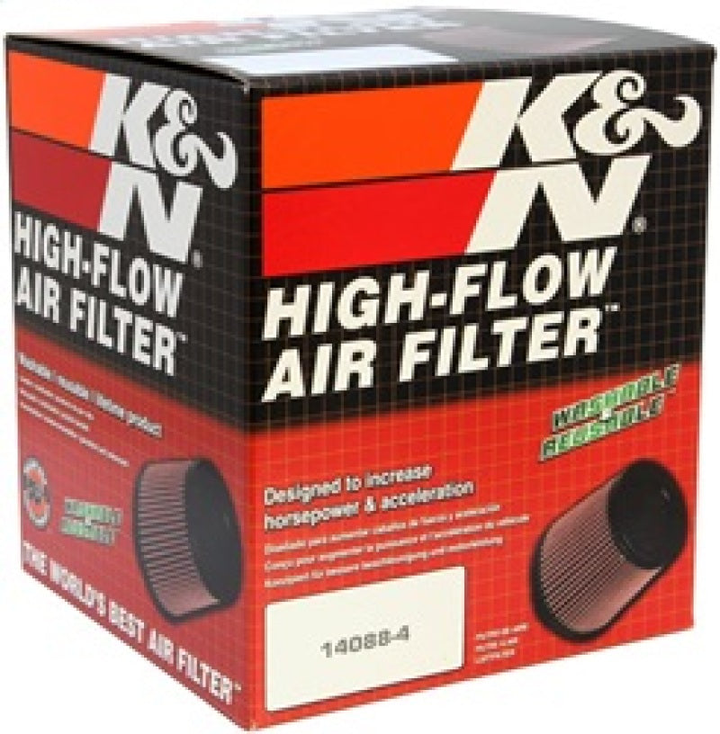 K&N Filter Universal X Stream Clamp-On 3 inch Flange 6 inch Base 5 inch Top 5 9/16 inch Height