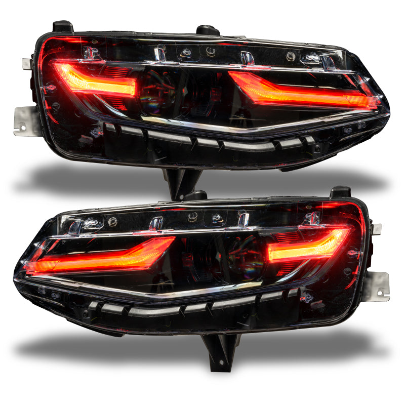Oracle 19-21 Chevy Camaro LS/LT RGB+A Headlight DRL Kit - ColorSHIFT w/ 2.0 Controller