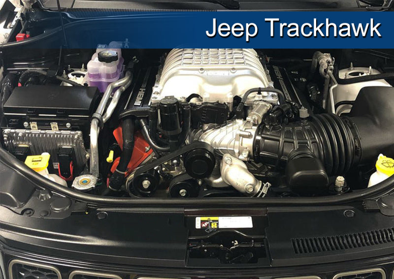 J&L 15-25 Dodge Hellcat/Demon 6.2L Hemi Passenger Side Oil Separator 3.0 - Black Anodized
