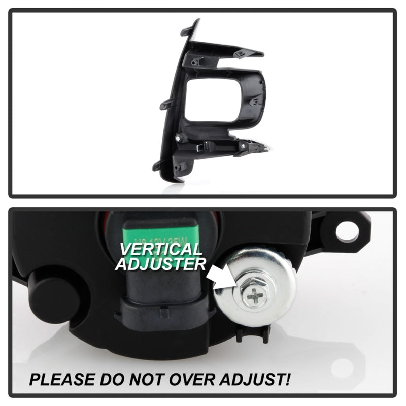 Spyder Toyota Sienna 2018-2019 OEM Fog Lights w/OEM Fit Switch - H8(Included) - Clear
