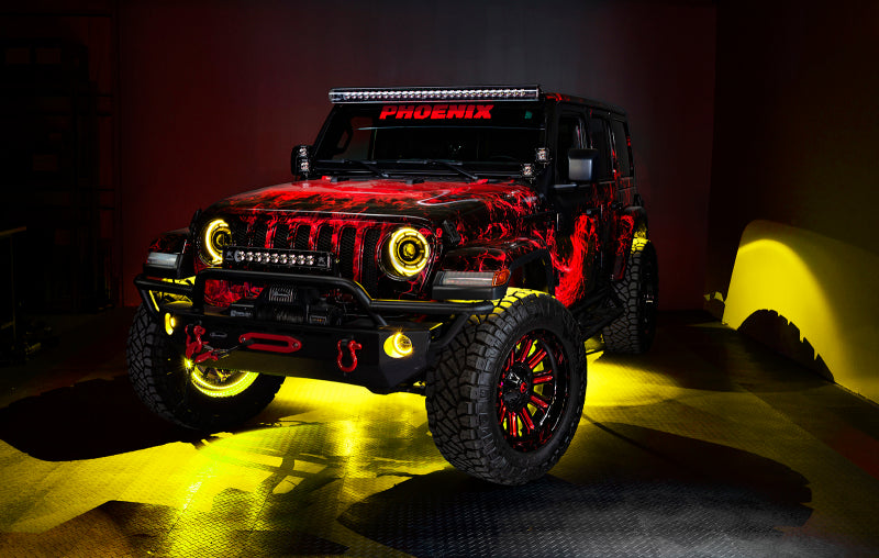 Oracle Jeep Wrangler JL/JT Sport High Performance W LED Fog Lights - w/o Controller