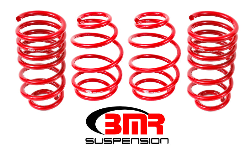 BMR 10-15 5th Gen Camaro V8 Lowering Spring Kit (Set Of 4) - Red BMR Suspension