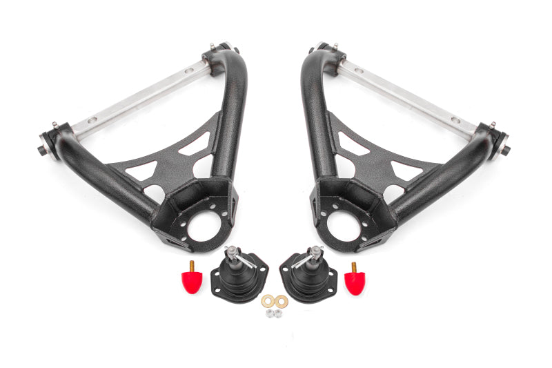 BMR 64-72 A-Body Non-Adj Upper A-Arms (Polyurethane) - Black Hammertone BMR Suspension