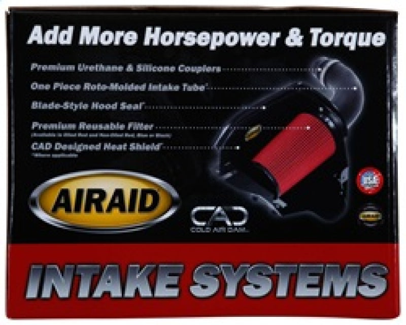 Airaid 2010 Cadillac SRX 3.0L CAD Intake System w/ Tube (Oiled / Red Media)