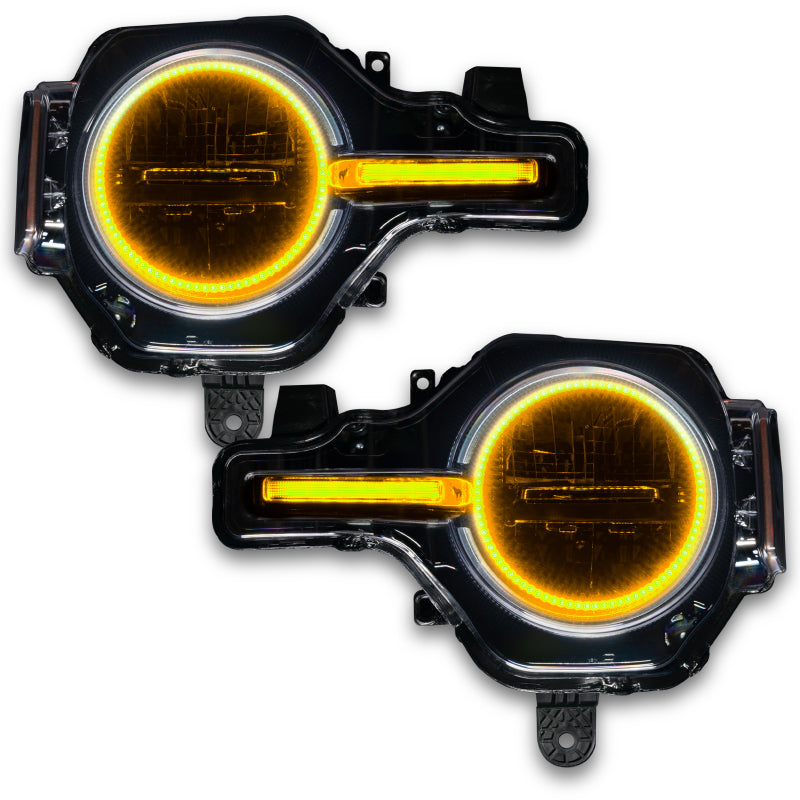Oracle 2122 Ford Bronco Headlight Halo Kit w/DRL Bar Base Headlights w/Simple Control