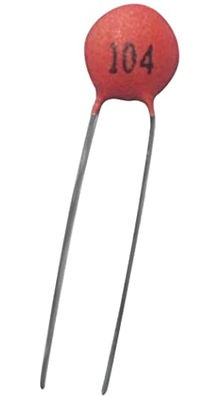 0.1µF Radial Electrolytic Capacitor 4-Pack - 104 Code TekShack