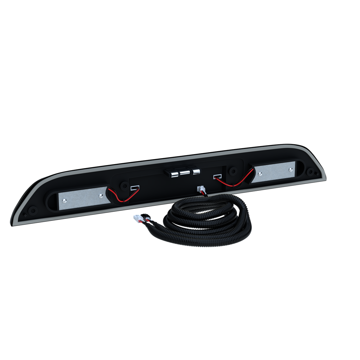 Ford Maverick 21-26 Ultra High Power Red LED 3rd Brake Light Kit w/ CREE XML White LED Cargo Lights (ATTN: DOES NOT FIT Models with Cargo Bed Camera in OEM 3rd Brake Light) - Smoked Lens