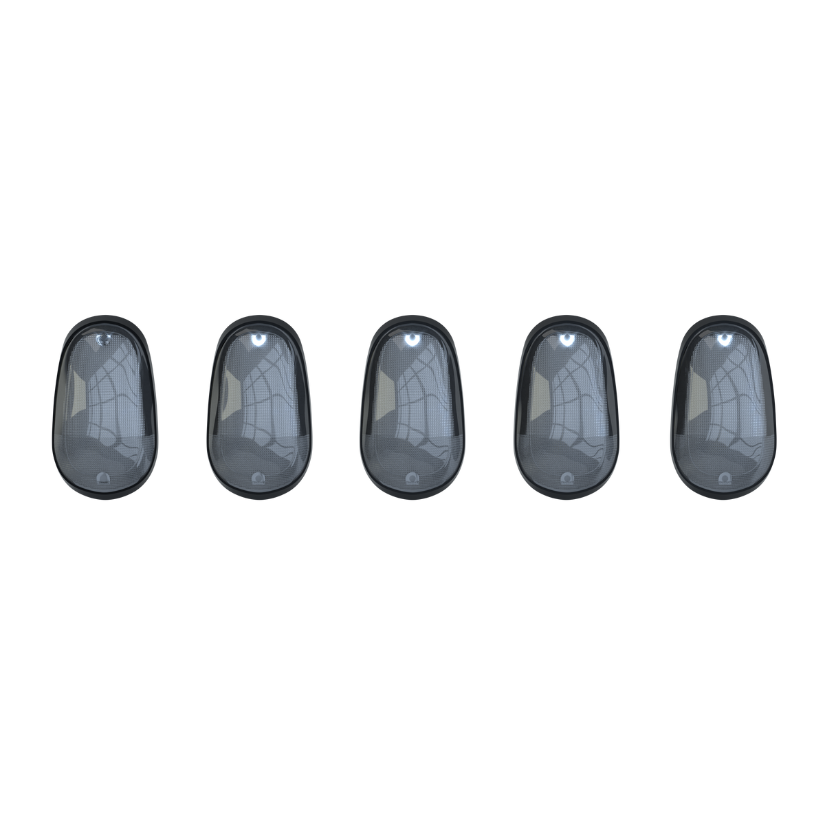 Dodge RAM Heavy-Duty 2500/3500 03-18 5 Piece Cab Roof Light Set 2-Way Front & Rear Facing Ultra High-Power LEDs Multiple Lens & Colors