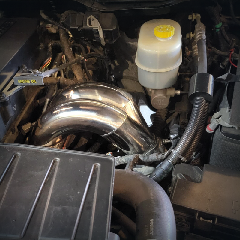 TruckTok 2007-2018 6.7L Dodge RAM 2500 3500 Cummins Diesel 3.5inch High Flow Intake Manifold Elbow Tube Horn TruckTok