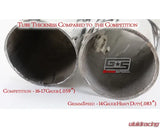 GrimmSpeed Black Ceramic 3-Bolt Up-Pipe Subaru WRX STI Legacy GT 2002-2019 GRM7065