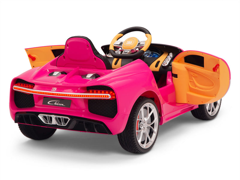 Bugatti Battery Powered RC Ride On Car W/Magic Cars® Wireless Parental Control