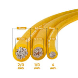 PRV AUDIO WIRE 50FT ROLL AMBER GOLD