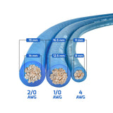 PRV AUDIO WIRE 50FT ROLL ELECTRIC BLUE