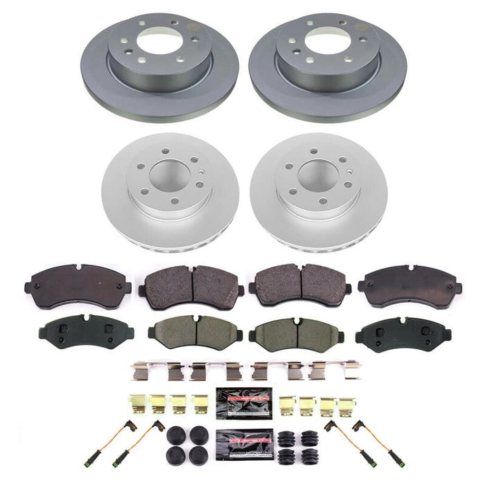 Power Stop 20-23 Ford Explorer Front Z17 Coated Brake Kit