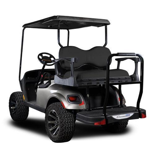 Madjax G300 Alum Seat Kit w/ Deluxe Black Cushions for E-Z-Go TXT