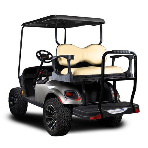 Madjax G300 Alum Seat Kit w/ Deluxe Tan Cushions for E-Z-Go TXT