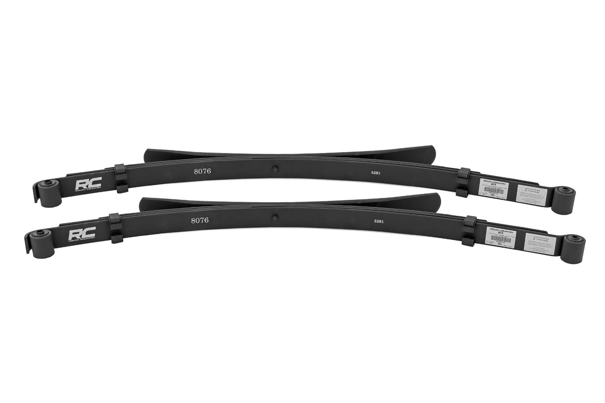 Rough Country Rear Leaf Springs Stock Height for Toyota Tacoma 2001-2004