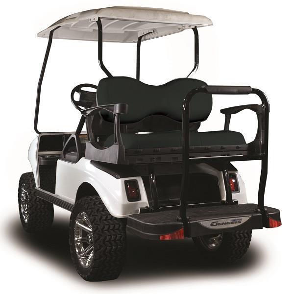 Madjax G250 Steel Seat Kit w/ Deluxe Black Cushions for EZGO RXV