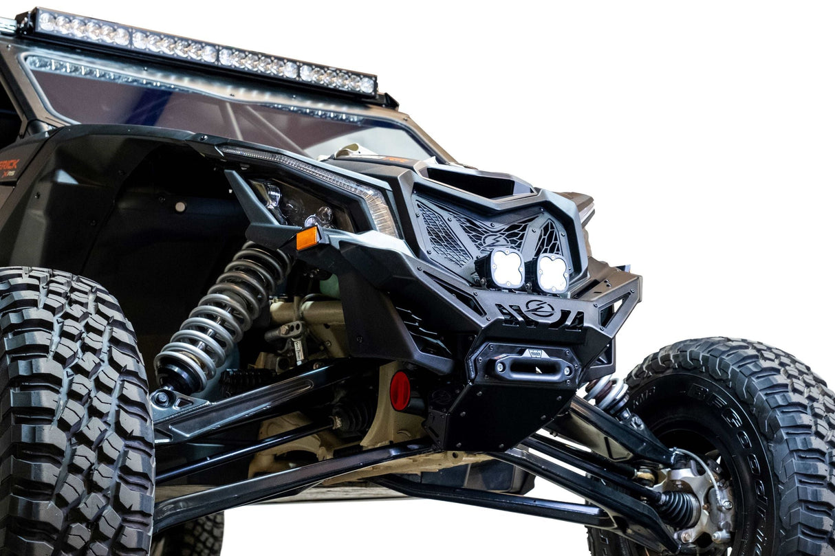 2017-2026 Can Am X3 Maverick Volt Series Winch Front Bumper www.elektricoffroad.com