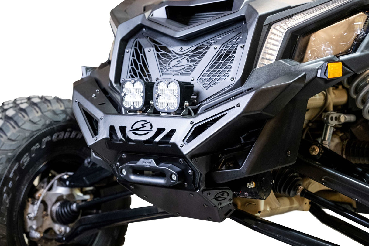 2017-2026 Can Am X3 Maverick Volt Series Winch Front Bumper www.elektricoffroad.com