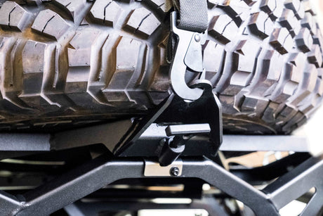 2017-2026 Can Am X3 Maverick Volt Series Baja Spare Tire Rack www.elektricoffroad.com
