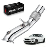 Flashark Catless Downpipes for 2016-2021 BMW B48 (G/F Chassis) 120i/220i/230i/320i/330e/330i/420i/430i/630i/730i & xDrive
