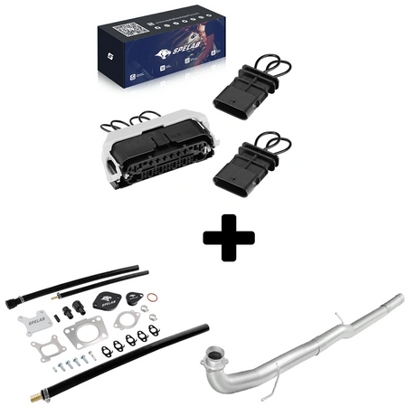 SPELAB 2017-2025 6.6L Duramax L5P EGR Valve Cooler Delete Kit