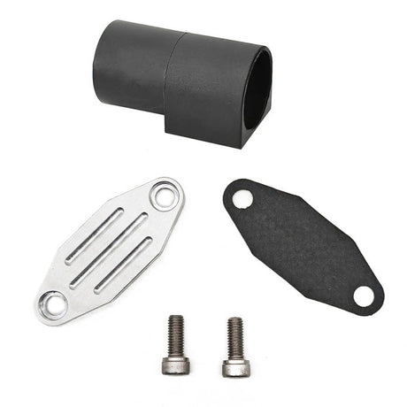 TruckTok 1987-1996 Ford 5.8L F150 F250 Bronco Short Header Manifold & EGR Block Off delete Kit TruckTok