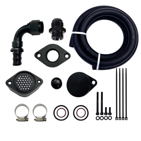 TruckTok 2011-2023 6.7L Ford Powerstroke CCV PCV Reroute Engine Ventilation Kit TruckTok