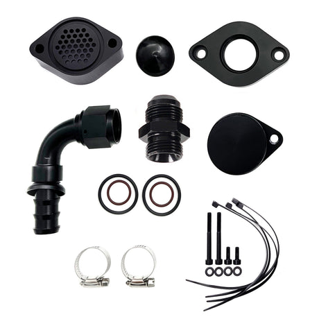 TruckTok 2011-2023 6.7L Ford Powerstroke CCV PCV Reroute Engine Ventilation Kit TruckTok