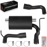 2007-2017 Jeep Wrangler JK (3.6L / 3.8L) & 2018-2023 Jeep Wrangler JL (2.0L / 3.6L) Axle-Back Exhaust System Flashark