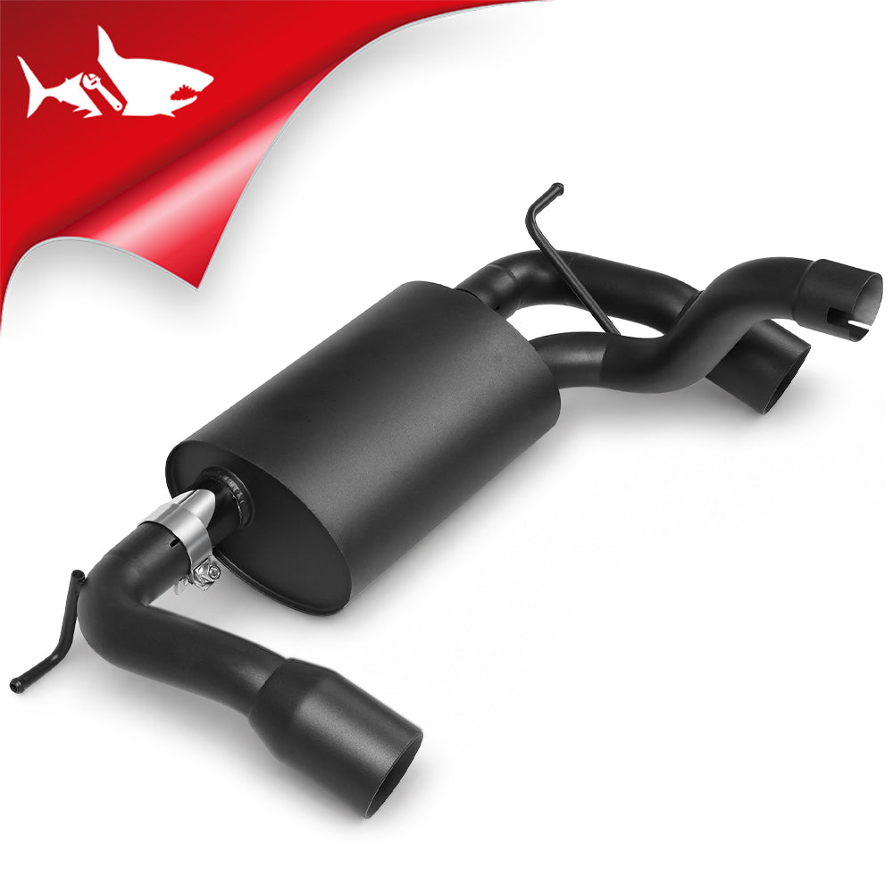 2007-2017 Jeep Wrangler JK (3.6L / 3.8L) & 2018-2023 Jeep Wrangler JL (2.0L / 3.6L) Axle-Back Exhaust System Flashark