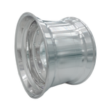 22.5x14 Super Single Truck Wheels 2pcs Forged Aluminum Rims Flat Face Polished Hub Pilot