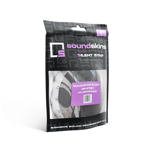SoundSkins | Silent Strip 1" Sound Deadening Closed Cell Acoustic Foam Tape | SSK-STRIP1 | Rubber Closed Cell Foam (1" Wide) SoundSkins Global