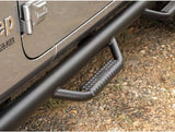 Rugged Ridge Spartan Nerf Bar Textured Black I '18- '24 Jeep JLU Wrangler 4 Door