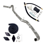 Trucktok 2011-2015 6.6L Duramax LML 4" DP-Back DPF delete Pipe & EGR/CC Delete Kit TruckTok