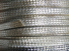 Flat Braided braid Tinned Copper Wire 1/4" Wide Ground Strap USA (BUY PER FT) ACDC
