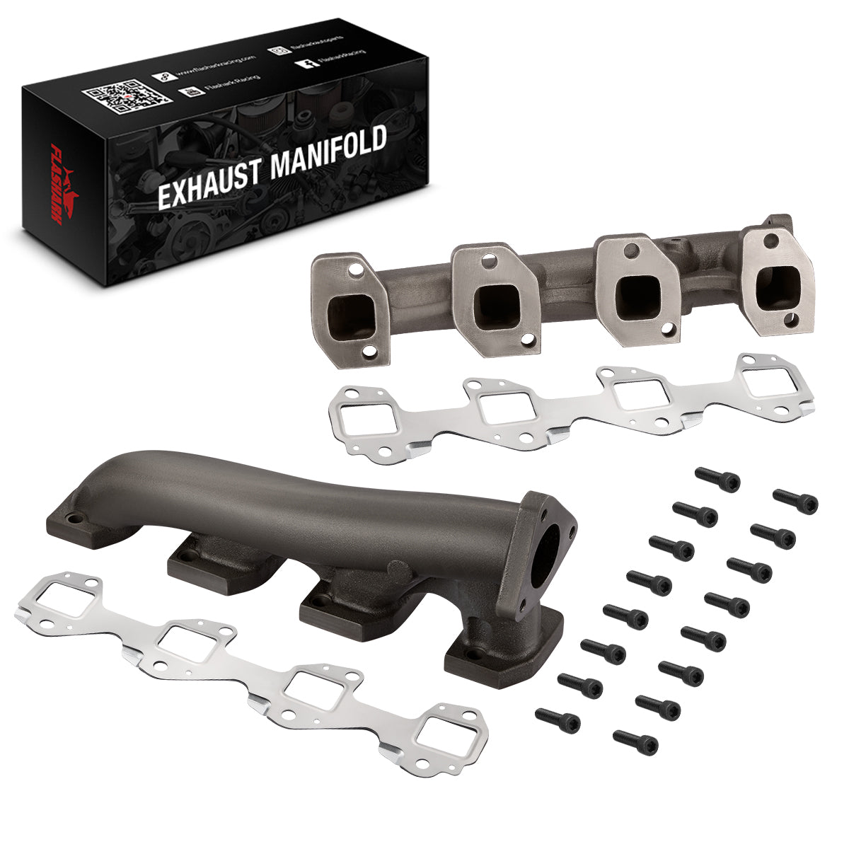 Exhaust Manifold for 2001–2016 LB7 LLY LBZ LMM LML GM 6.6L Duramax Flashark