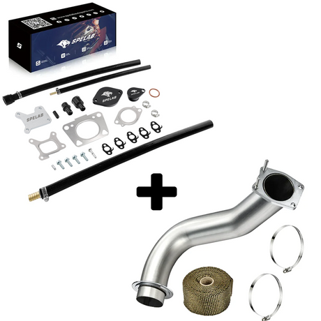 SPELAB 2017-2025 6.6L Duramax L5P EGR Valve Cooler Delete Kit