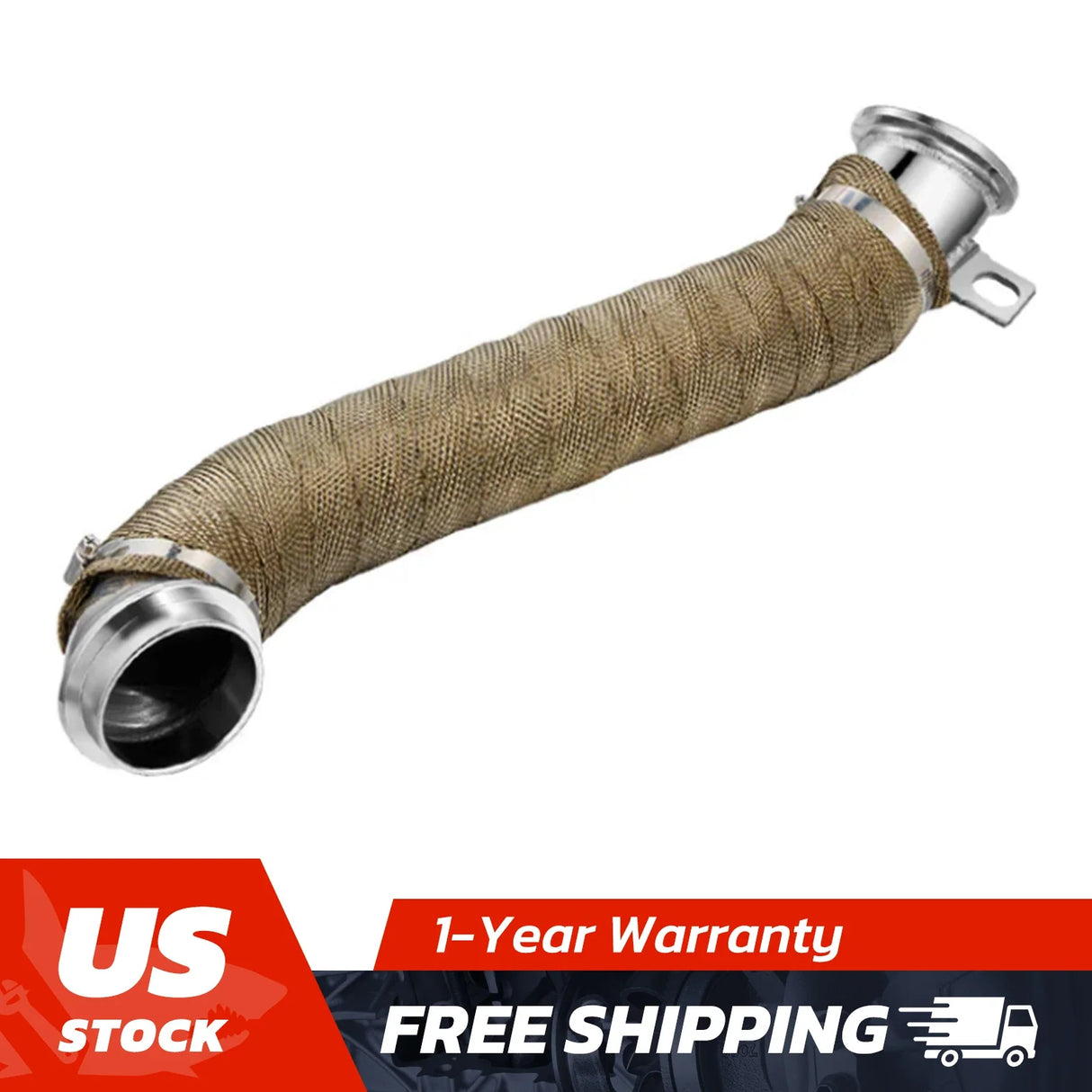 Downpipe Exhaust For 2004.5-2010 Chevy/GMC 6.6L Duramax LLY/LBZ/LMM Diesel 3 Inch