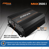 PRV Audio MDX3500.1 | 3500W RMS Full Range Monoblock Amplifier 0.5 Ohm