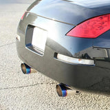 2003-2009 Nissan 350Z 3.5L Cat Back Exhaust w/ 4.5 Inches Dual Burnt Tips