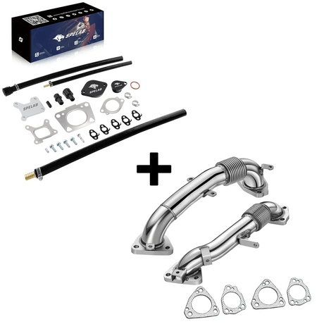SPELAB 2017-2025 6.6L Duramax L5P EGR Valve Cooler Delete Kit