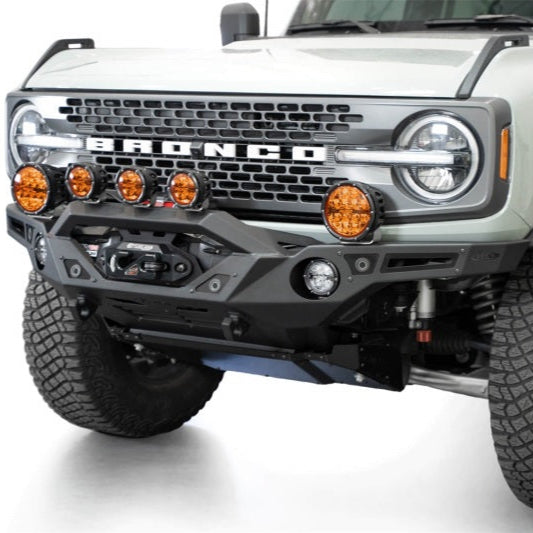 Addictive Desert Designs Krawler Front Bumper with Mounts for Up to 6-Inch Lights | 2021+ Ford Bronco