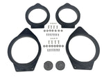 2019-2026 Silverado & Sierra Speaker Adapters | 1-inch CNC-Machined HDPE Ten87 Design