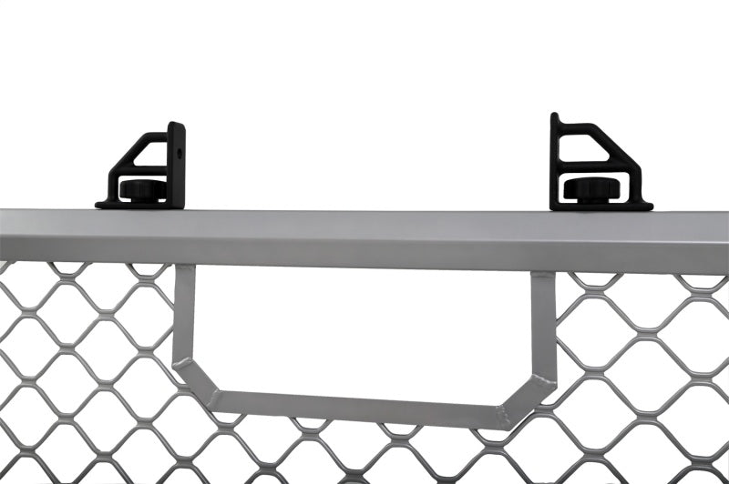 Deezee 15-23 Chevrolet Colorado Cargo Management Cab Rack - Silver Mesh